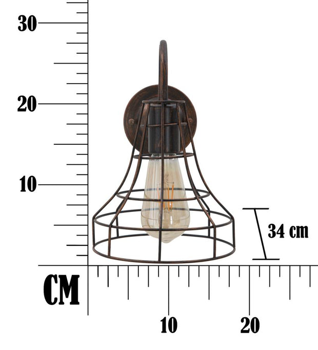 Wandleuchte Industry A Kupfer (7)