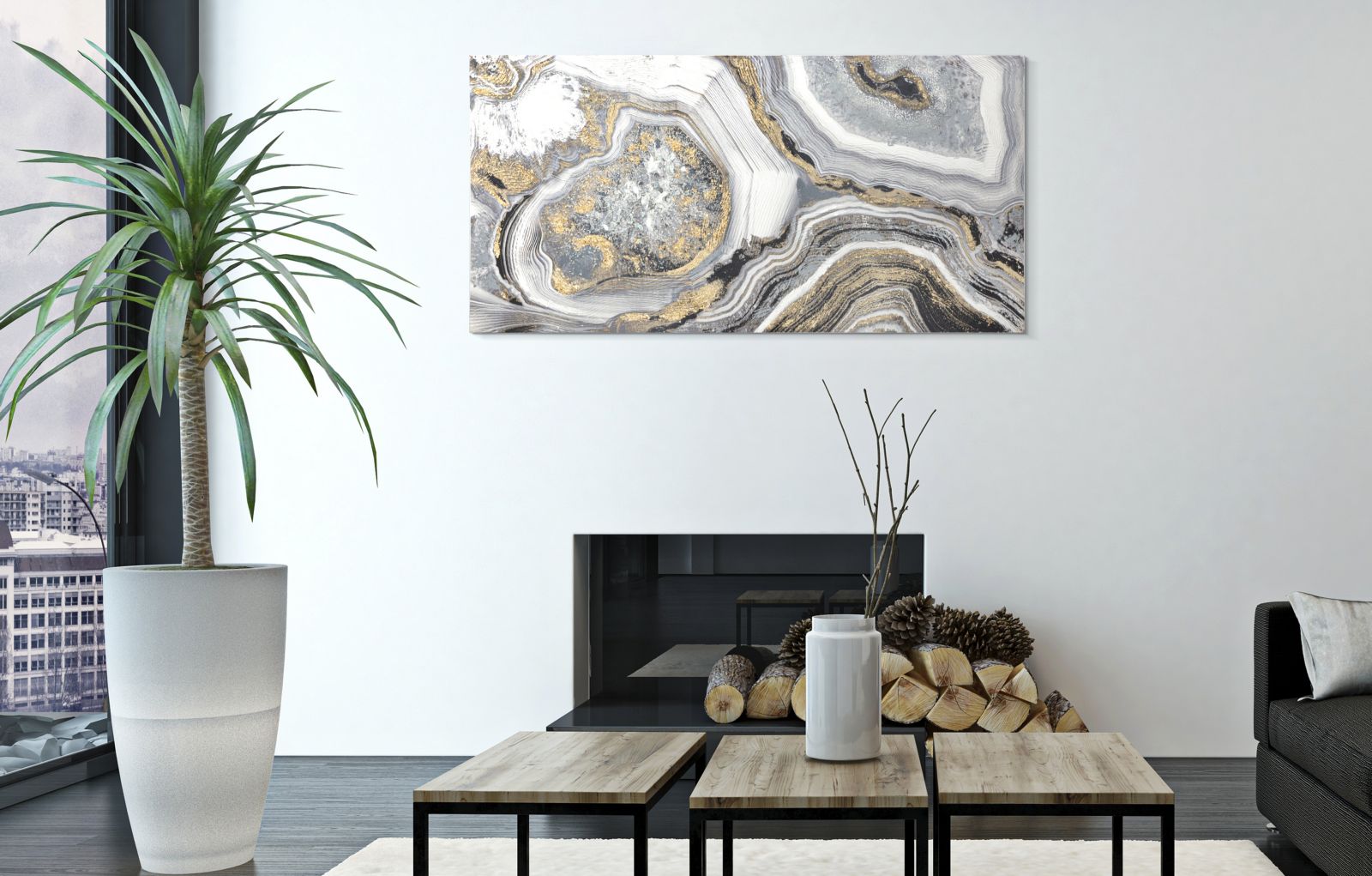 Leinwandbild Cave Mehrfarben, 120 x 60 cm (4)