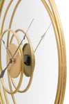 Dekospiegel Clock Gold (3)