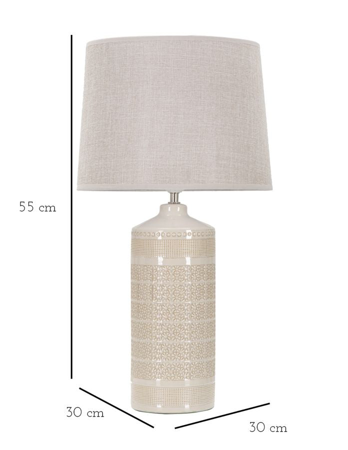 Tischlampe Graphs Creme (5)