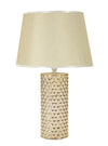 Tischlampe Glam Gold Weiß