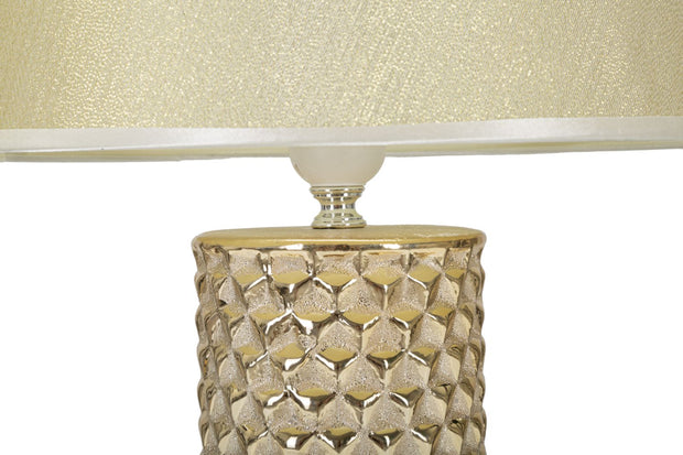 Tischlampe Glam Gold Weiß (1)