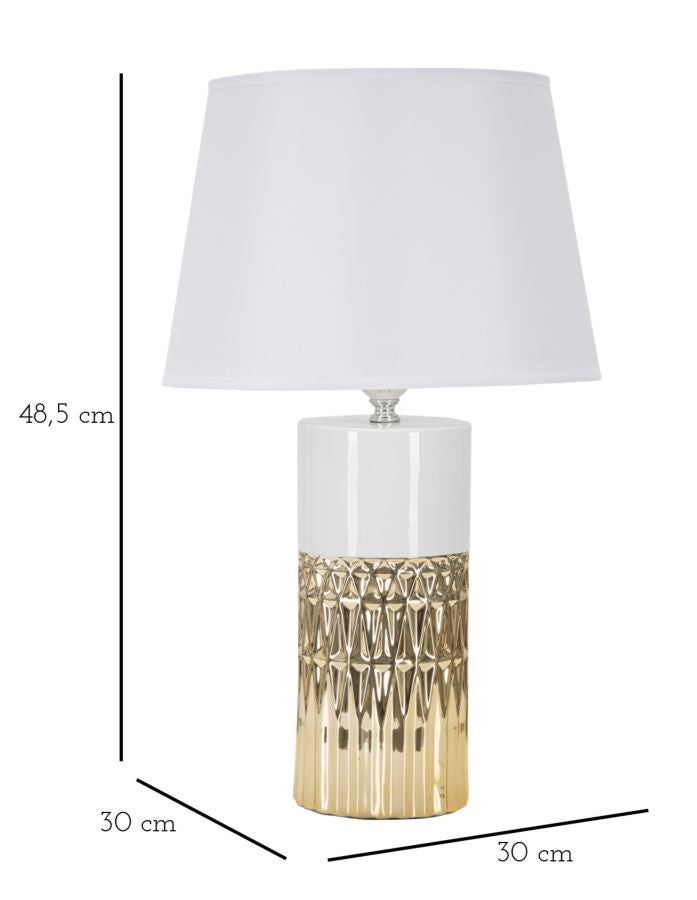 Tischlampe Glam Elegant Weiß (5)