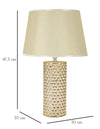 Tischlampe Glam Gold Weiß (5)