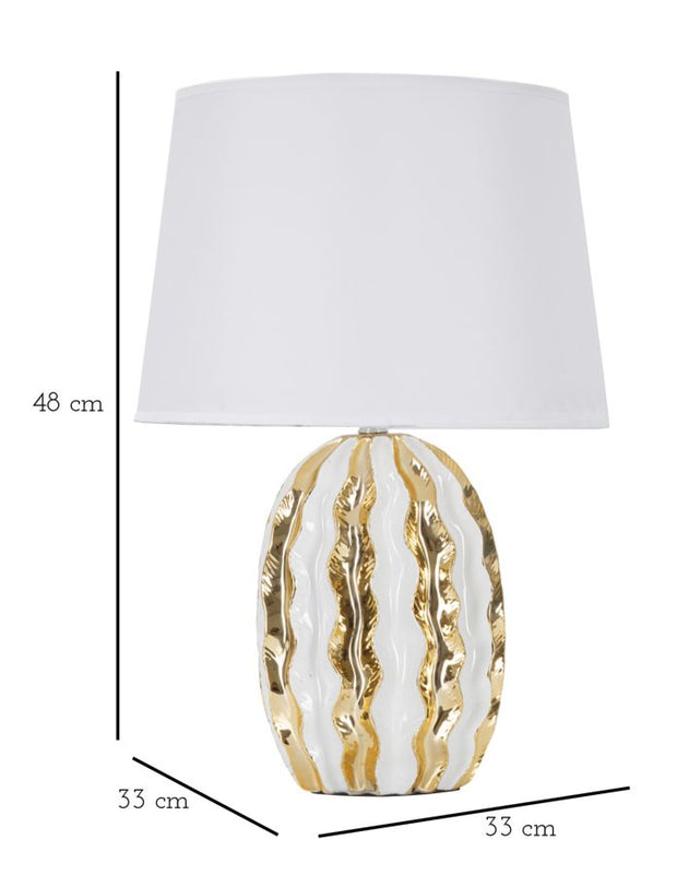 Tischlampe Glam Stary Weiß (5)