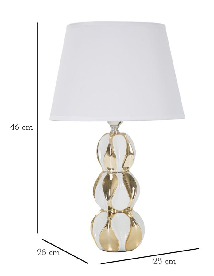 Tischlampe Glam Balls Weiß (5)