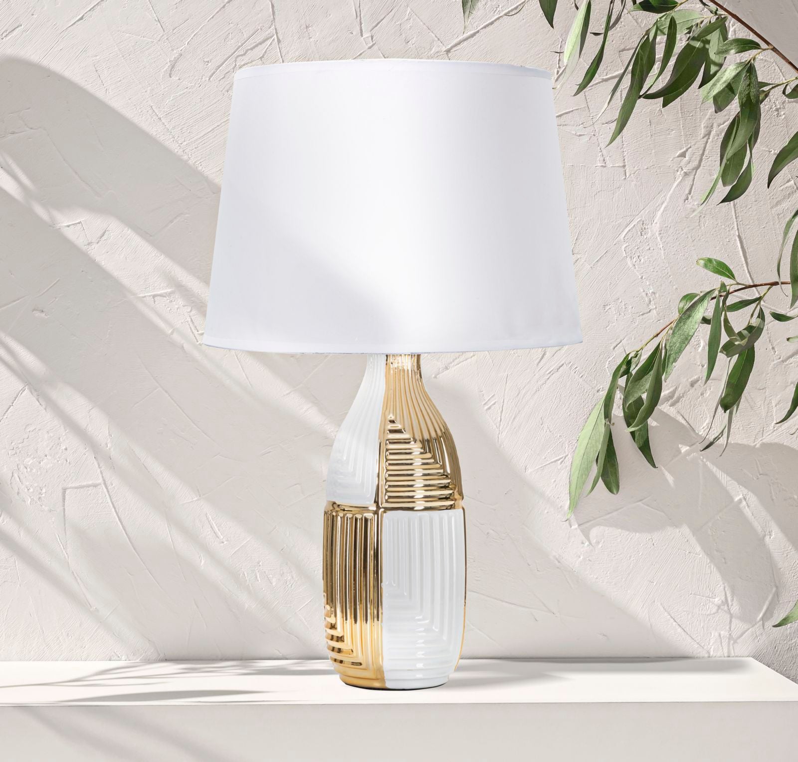 Tischlampe Glam Line Weiß (4)