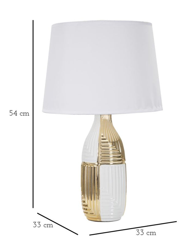 Tischlampe Glam Line Weiß (5)