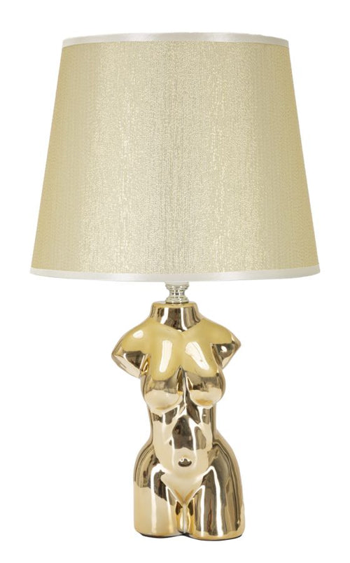 Tischlampe Glam Woman Gold