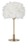 Tischlampe Ball Feather Gold