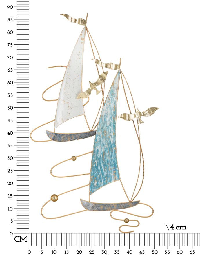 Wanddekoration Vela Mehrfarben (5)