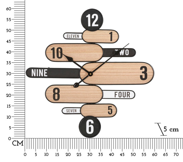 Wanduhre Direction Braun (5)