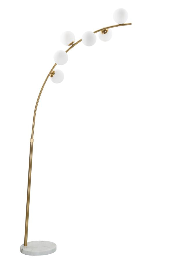 Stehlampe Glamy Arc 6 Gold (4)