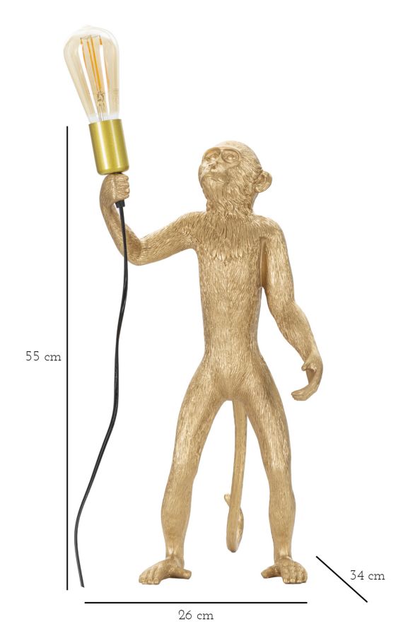 Tischlampe Monkey Gold (7)