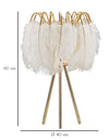 Tischlampe Feather Stand Gold (5)