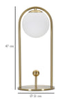 Tischlampe Glamy Arc A Gold (5)