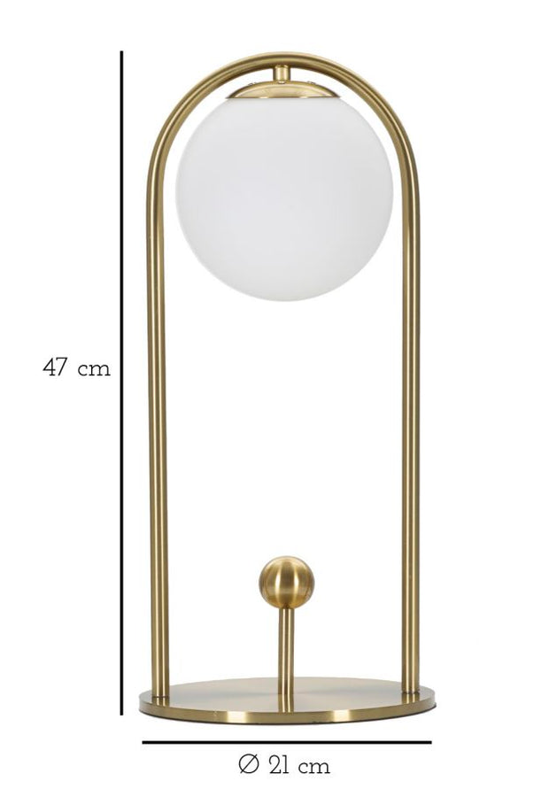 Tischlampe Glamy Arc A Gold (5)