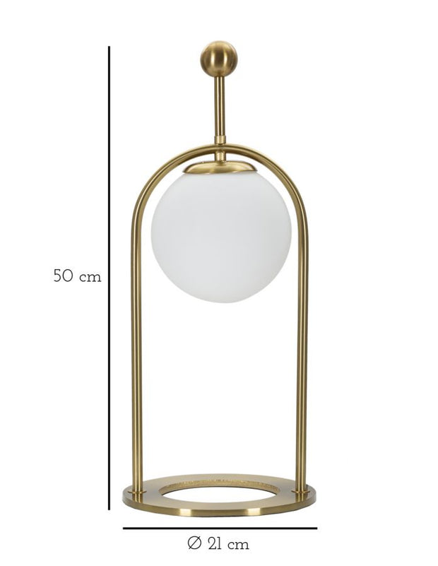 Tischlampe Glamy Arc B Gold (4)