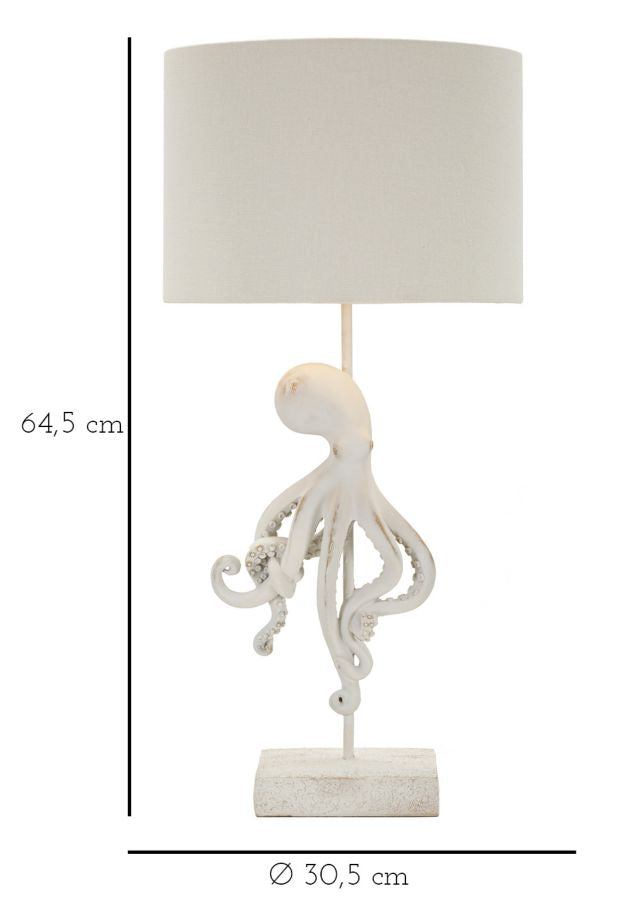 Tischlampe Octopus Weiß (5)