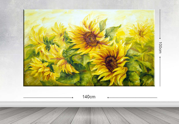 Leinwandbild Flora 6 Mehrfarben, 100 x 140 cm