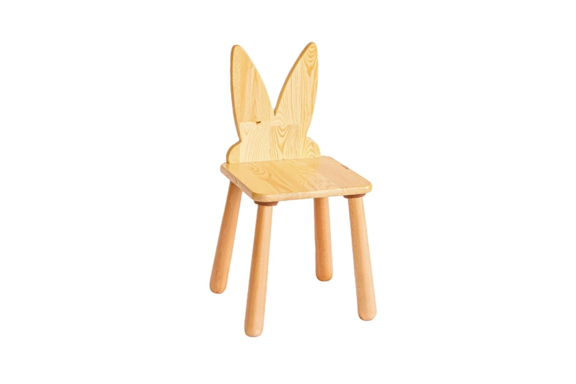 Kinderstuhl mit holz Rabbit Eiche