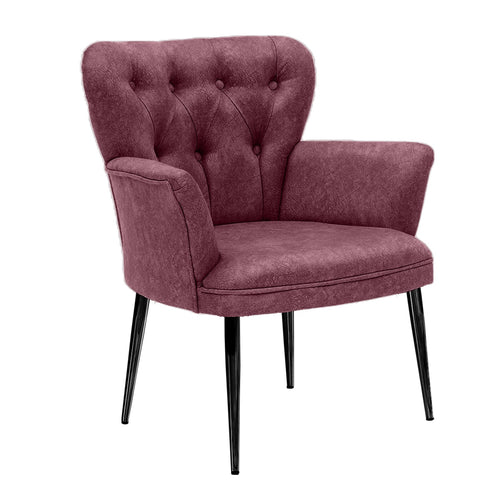 Sessel mit Stoff Paris Rosa