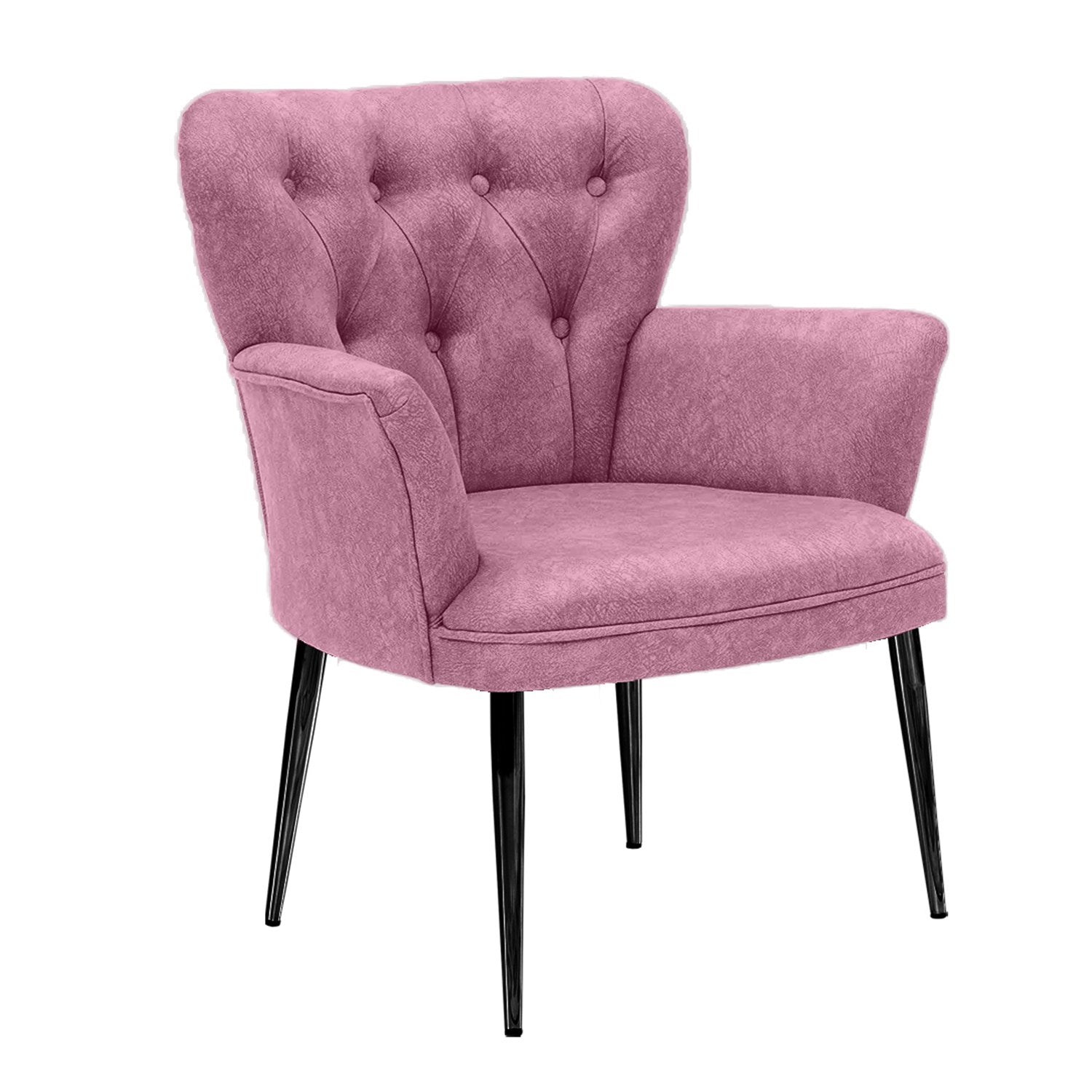 Sessel mit Stoff Paris Rosa