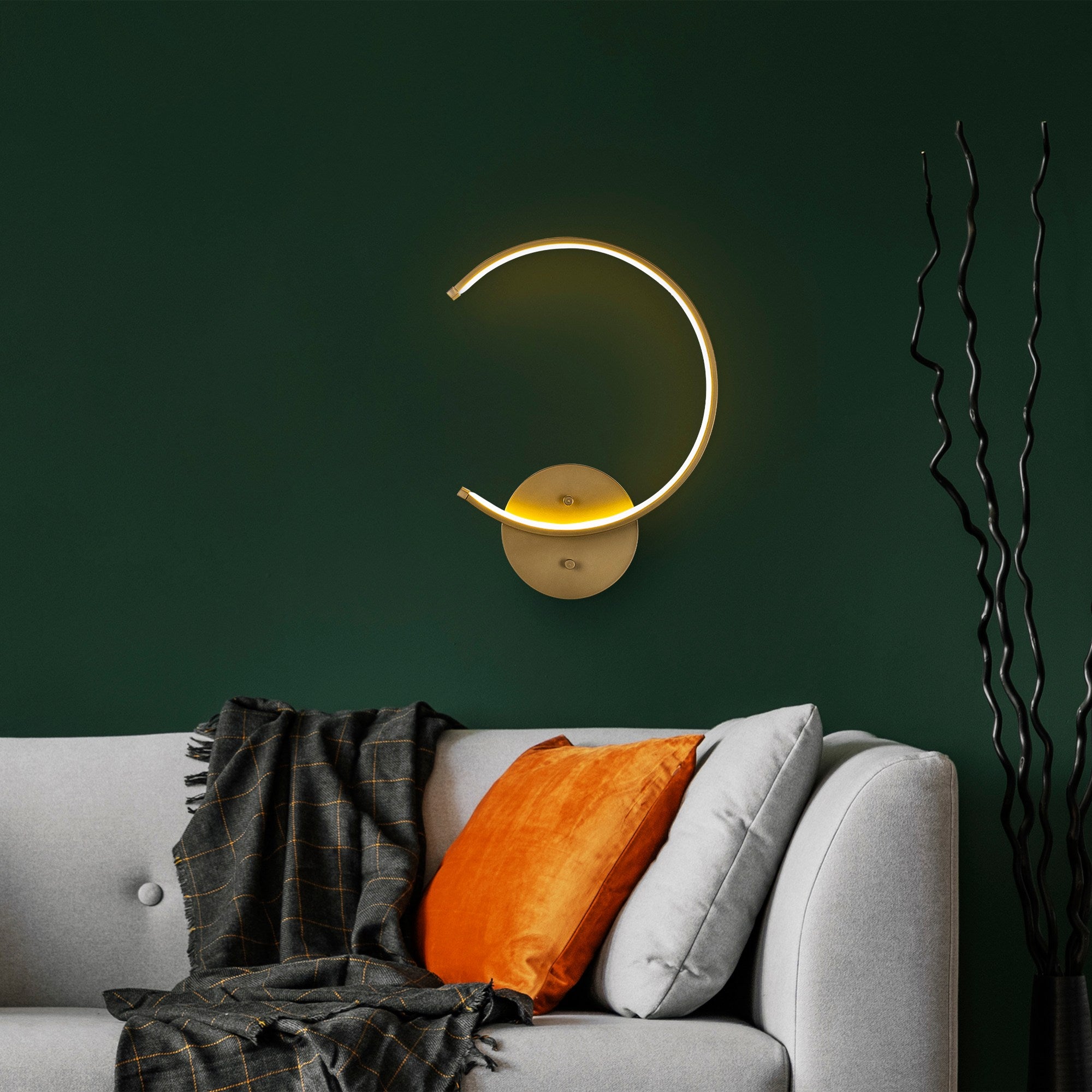 Wandleuchte Moon 13329 Gold (2)