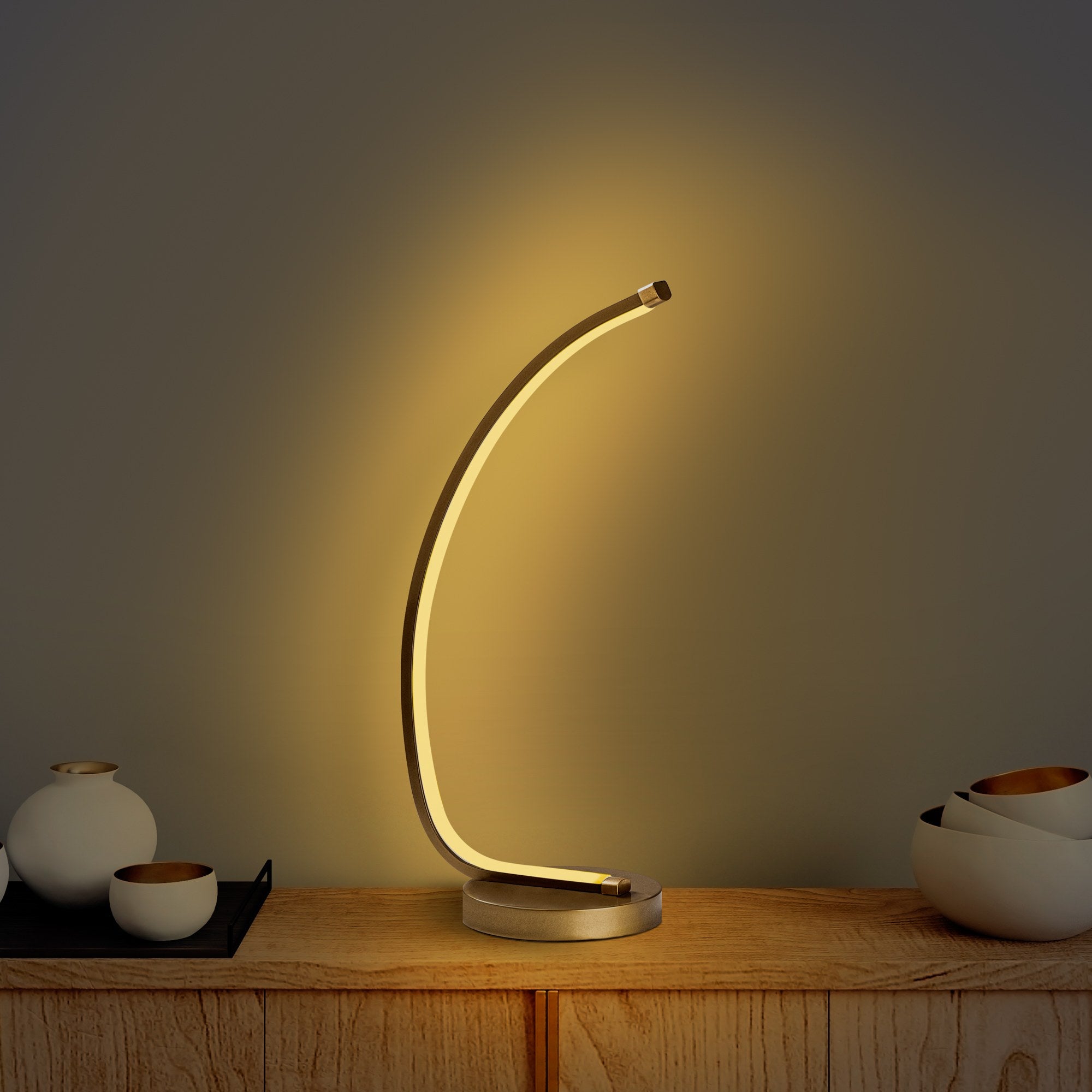 Tischlampe Bevel 13322 Gold