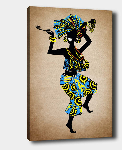 Leinwandbild African Dancer Mehrfarben, & OYOTR-1265874925_1 & OYOTR-1265874925_1