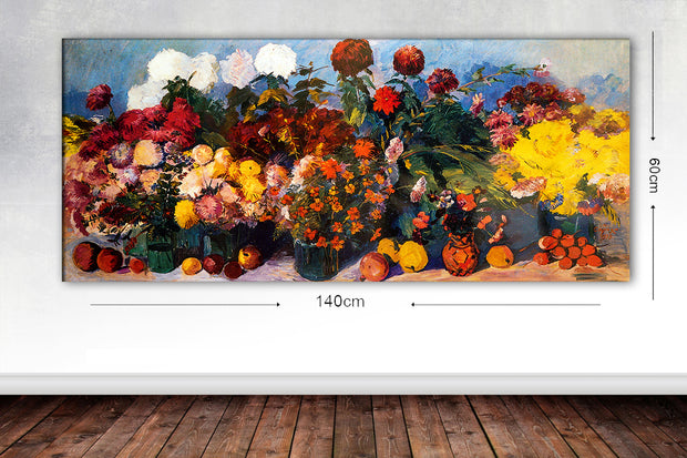 Leinwandbild Flora 8 Mehrfarben, 60 x 140 cm