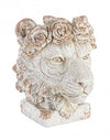 Blumentopf Lion Head Elfenbein (2)