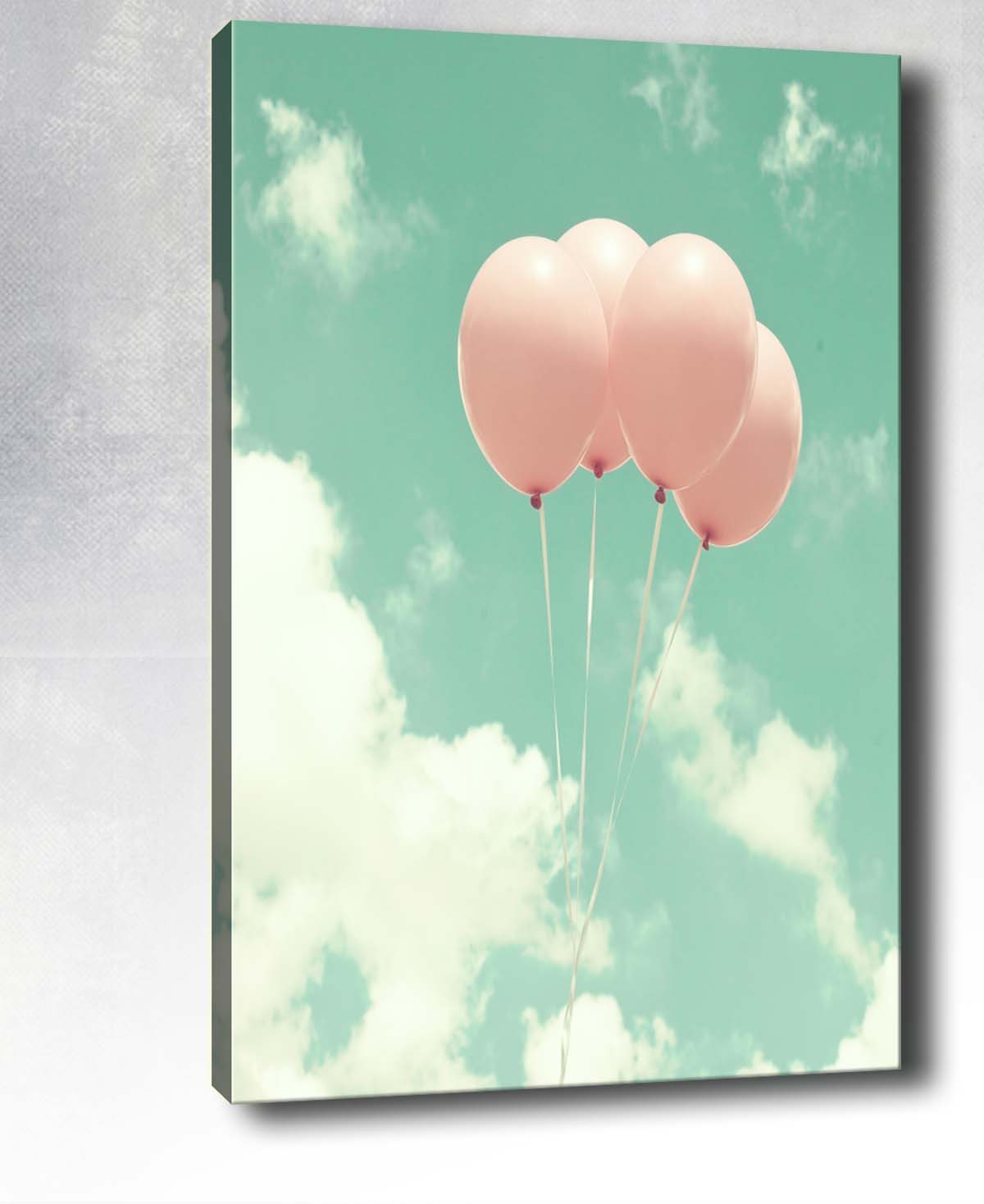 Leinwandbild Pink Balloons Mehrfarben, & OYOTR-152681822 & OYOTR-152681822 & OYOTR-152681822