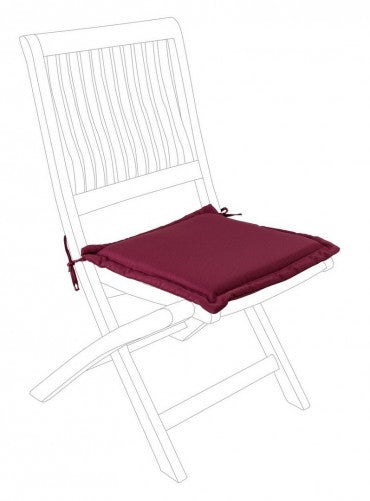 Outdoor Sitzkissen Poly180 Square Burgund (3)