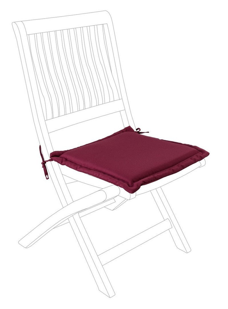 Outdoor Sitzkissen Poly180 Square Burgund