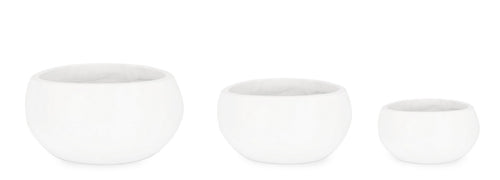 Blumentopf 3er-Set Hoian Bowl Weiß