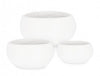 Blumentopf 3er-Set Hoian Bowl Weiß (4)