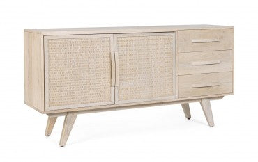 Sideboard mit 3 schubladen und 2 türen Sahana Natürlich (9)