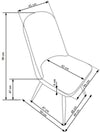 Esszimmerstuhl mit Ökoleder K214 Creme (2)