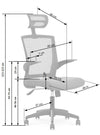 Bürostuhl mit Stoff Valor Schwarz (2)