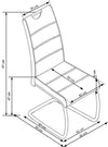 Esszimmerstuhl mit Stoff K349 Grau (2)