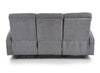 Sofa mit Relaxfunktion 3-Sitzer, mit Stoff Oslo 3S Grau (3)