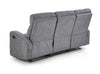 Sofa mit Relaxfunktion 3-Sitzer, mit Stoff Oslo 3S Grau (7)