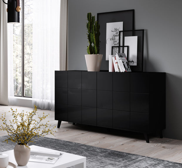 Sideboard mit 2 türen Reja Schwarz