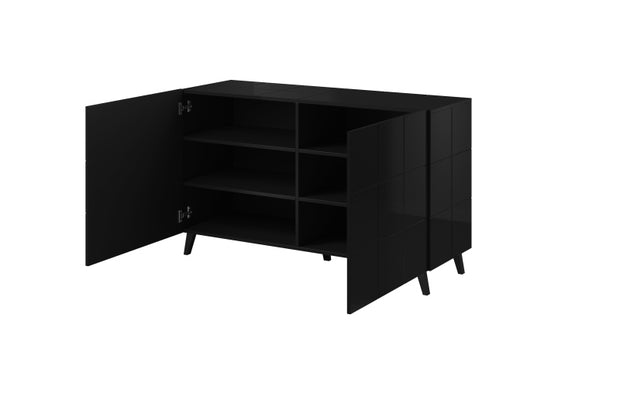 Sideboard mit 2 türen Reja Schwarz (5)