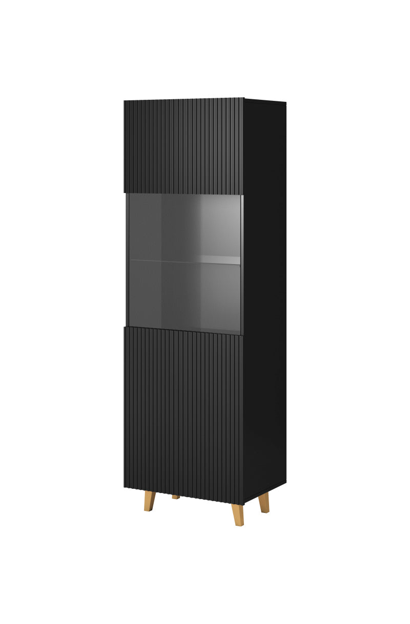 Highboard mit 1 tür Pafos Schwarz (1)