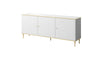 Sideboard mit 3 türen Glamour Weiß (1)