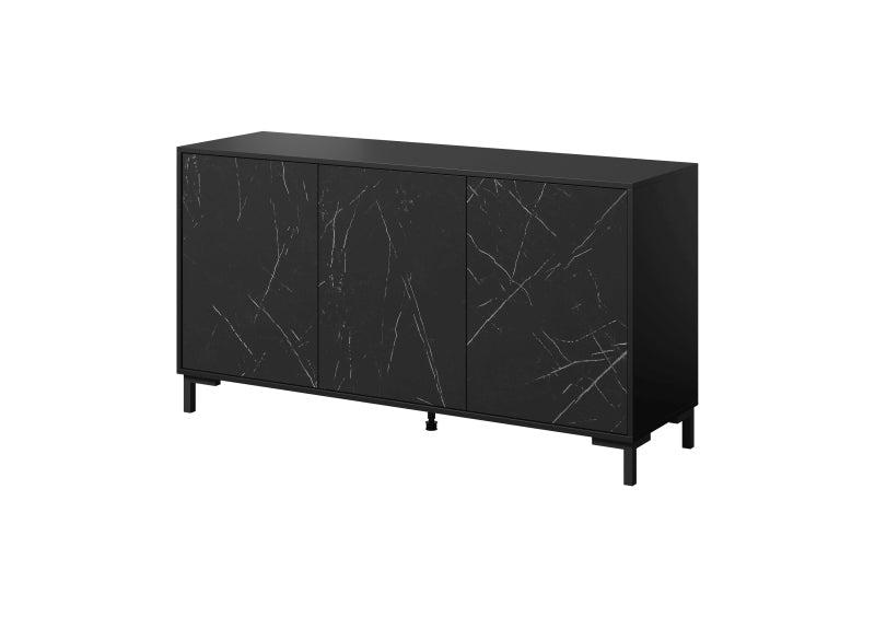 Sideboard mit 3 türen Marmo Schwarz (1)