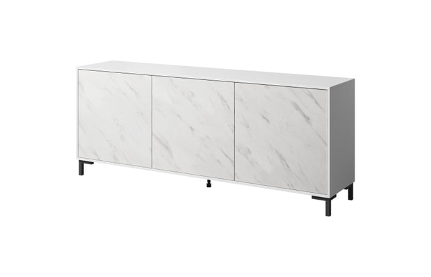 Sideboard mit 3 türen Marmo Weiß (1)