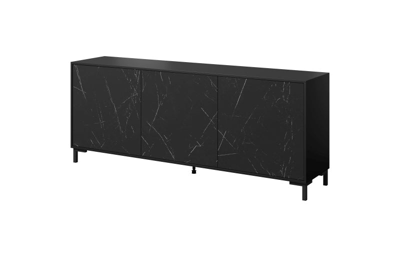 Sideboard mit 3 türen Marmo Schwarz (1)